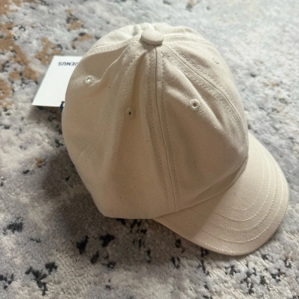NWT Jacquemus Signature Off-White Cap - Picture 4 of 8